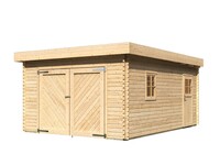 Dřevěná garáž KARIBU 68284 40 mm natur LG1888
