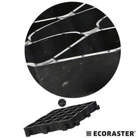 Zatravňovací dlažba Ecoraster E30 - černá, 33 x 33 x 3cm